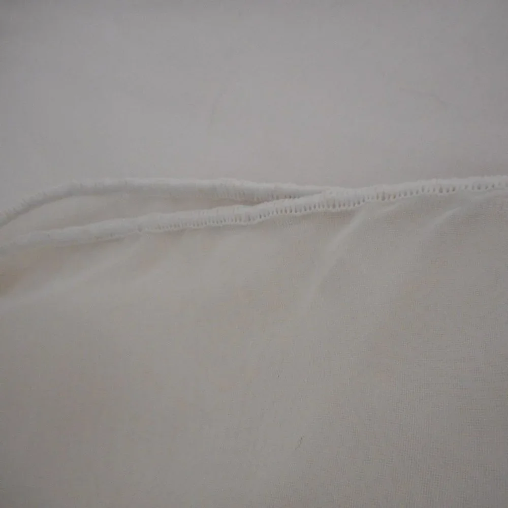 2 Vintage sheer pinch pleat curtains 26 x 69